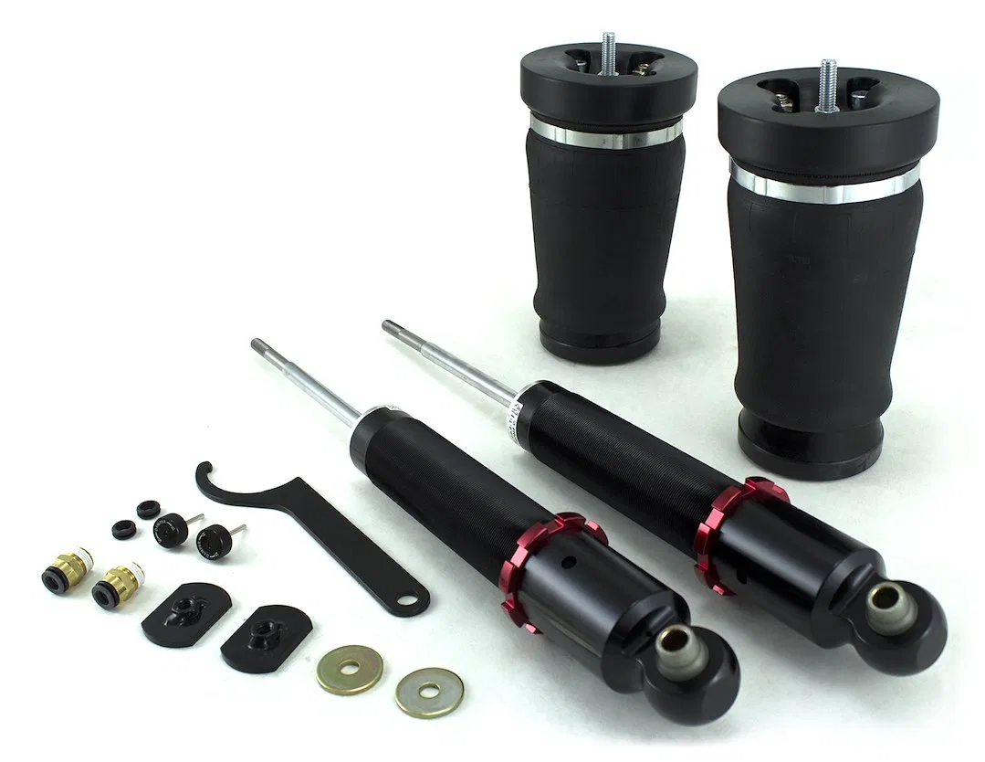 75623 – AIR LIFT Air Ride Conversion Kit, 4.9 Inch Rear Drop With 2 Tapered Sleeve Springs With 30-Way Damping Adjust...